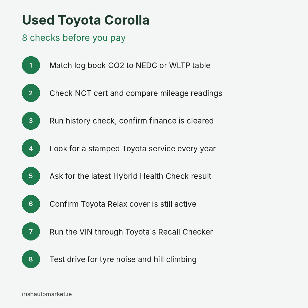 Used Toyota Corolla checklist: 8 checks before you pay